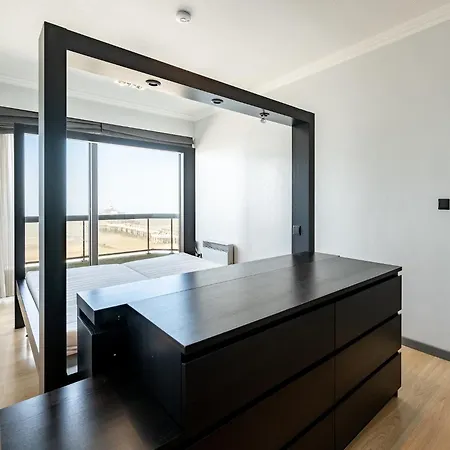 Seaside In Belgium With Ocean Views